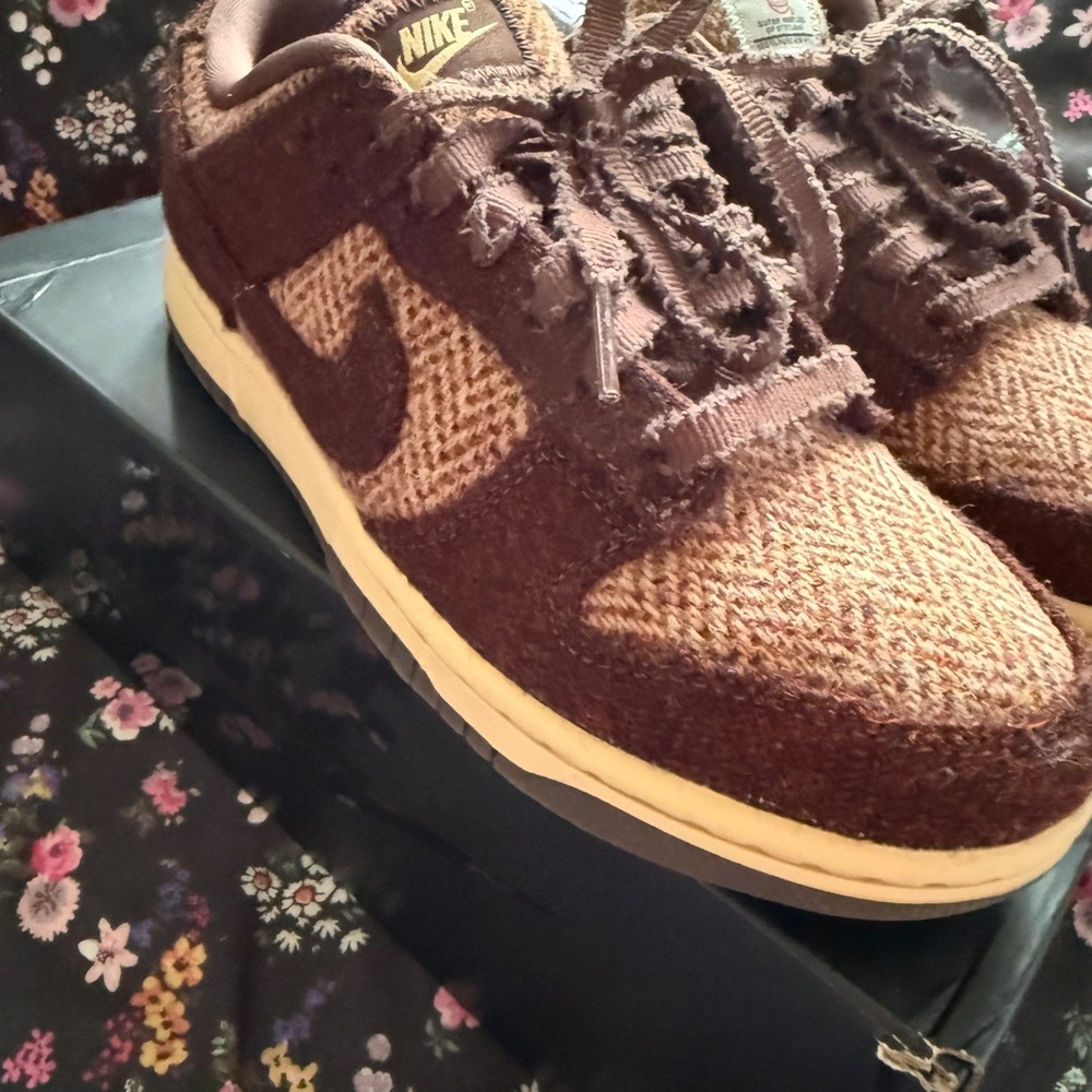 Nike Dunk Low in Brown and Tan